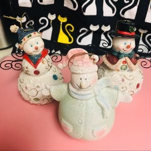 4/$10!!Holiday snowman ornament bundle